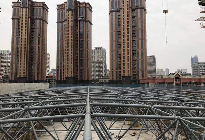 揭阳螺栓球网架结构